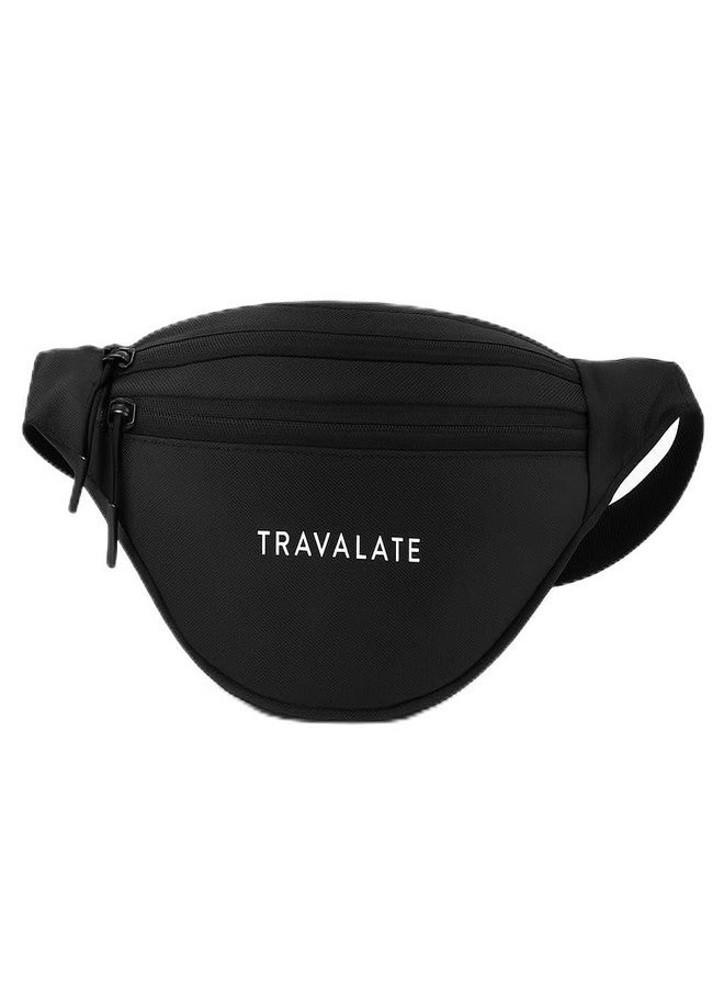 Travalate® Waist Bag for Men Women with Adjustable Strap, Water Resistant (Printed Black) - Image 1